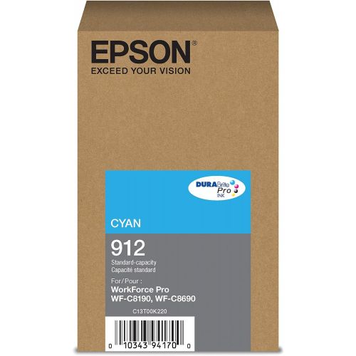 엡손 Epson DURABrite Pro T912220 -Ink -Cartridge - Standard Capacity Cyan