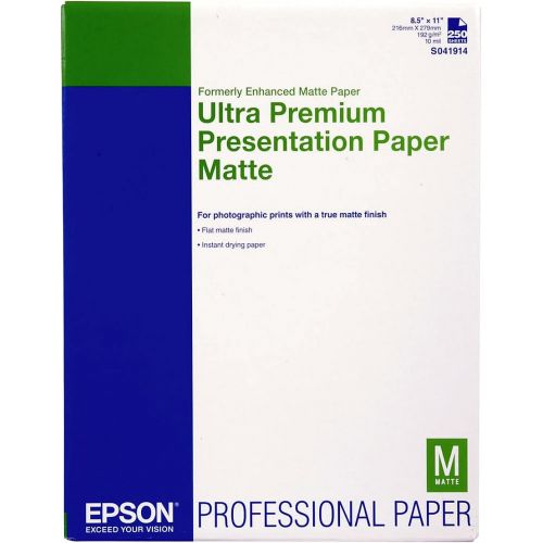 엡손 Epson Enhanced Matte Paper 8.5In x 11In 250 Sheets