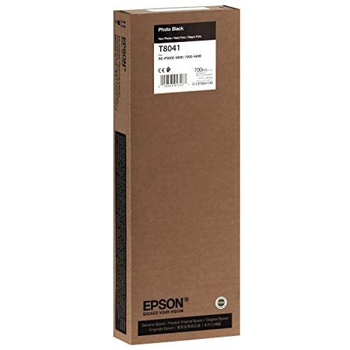 엡손 Epson UltraChrome HD Photo Black 700mL Ink Cartridge for SureColor SC P6000/8000/7000/9000 Series Printers