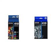 Epson T410520-S Claria Premium Multipack Ink,Photo Black and Color Combo Pack & 410 Ink Cartridge, Black