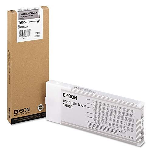 엡손 Epson UltraChrome K3 Ink Cartridge - 220ml Light Light Black (T606900)
