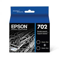 Epson T702 DURABrite Ultra Ink Standard Capacity Black Dual Cartridge Pack (T702120-D2) for select Epson WorkForce Pro Printers