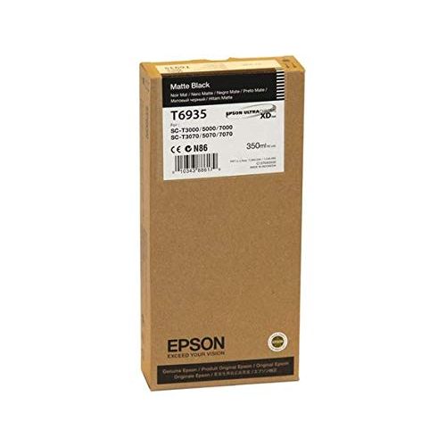 엡손 Epson Matte Black Ultra Chrome XD Ink Cartridge, 350 ml (T693500)