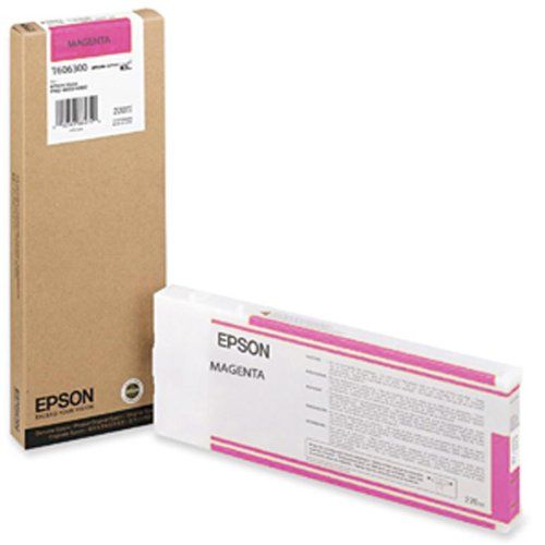 엡손 Epson UltraChrome K3 Ink Cartridge - 220ml Vivid Magenta (T606300)