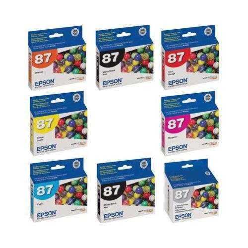 엡손 Epson Complete Ink Cartridge Set (B) for Epson Stylus Photo R1900 Printer