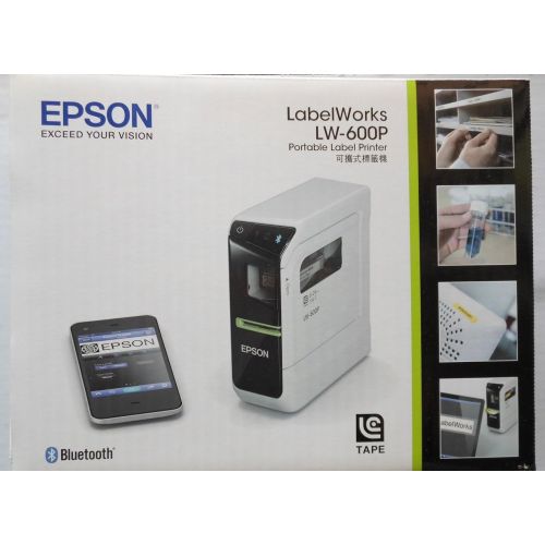 엡손 Epson LabelWorks LW-600P Portable Label Printer with Bonus 24mm Tape (C51CD69070)