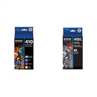 Epson T410520-S Claria Premium Multipack Ink,Photo Black and Color Combo Pack & 410XL Photo Black Ink Cartridge, High Capacity (T410XL120)