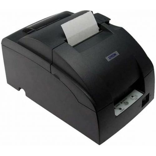 엡손 Epson C31C518653 TM-U220PD Receipt Printer Parallel Interface Tear Bar Solid Cover and PS-180 Power Supply - Color Dark Gray
