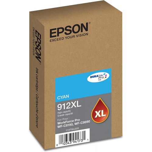 엡손 Epson DURABrite Pro T912XL220 -Ink -Cartridge - High Capacity Cyan