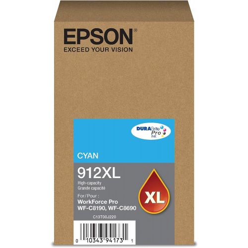 엡손 Epson DURABrite Pro T912XL220 -Ink -Cartridge - High Capacity Cyan