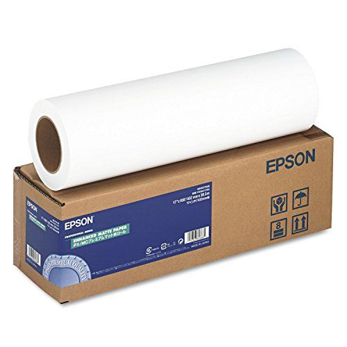 엡손 Epson Enhanced Matte 36-Inch x 100-Feet Photo Paper (S041596)