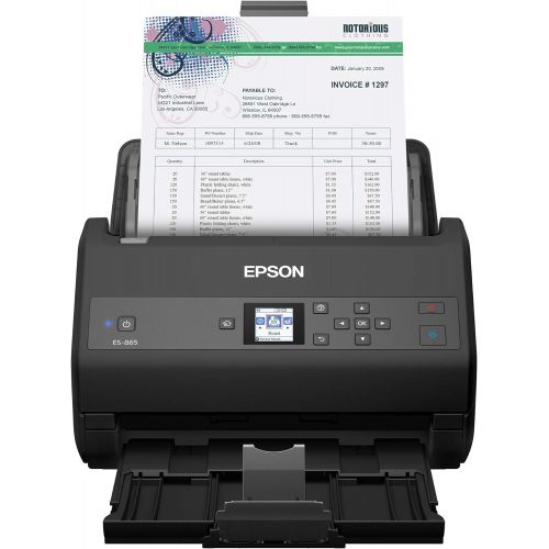 엡손 Epson Workforce ES-865 High Speed Color Duplex Document Scanner with Twain Driver (Renewed)