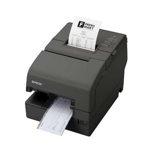 엡손 Epson TM-H6000IV Multifunction Printer - Serial and USB, MICR/Endorsement, Color: Dark Gray (Includes Power Supply) (141209A)