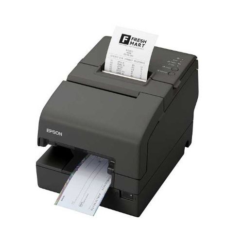 엡손 Epson TM-H6000IV Multifunction Printer - Serial and USB, MICR/Endorsement, Color: Dark Gray (Includes Power Supply) (141209A)