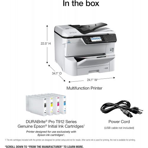 엡손 Epson Workforce Pro WF-C8690 A3 Multifunction Color Printer