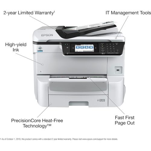 엡손 Epson Workforce Pro WF-C8690 A3 Multifunction Color Printer