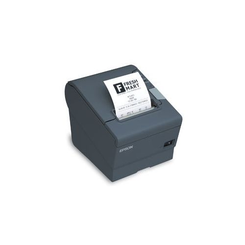 엡손 Epson Receipt Printer - Thermal line - Roll (3.15 in) - up to 708.7 inch/min - USB, LAN, Serial - Dark Gray