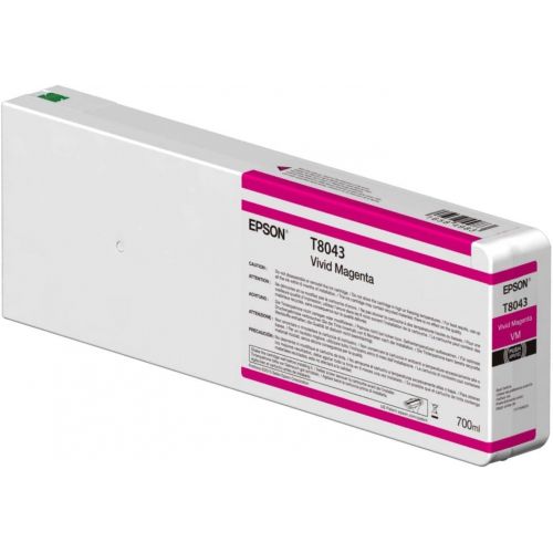 엡손 Epson UltraChrome HD Vivid Magenta 700mL Ink Cartridge for SureColor SC P6000/8000/7000/9000 Series Printers