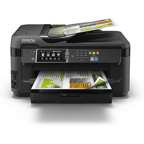 엡손 Epson C11CC98201 Workforce 7610 Wireless All-in-One Inkjet Printer, Copy/Fax/Print/Scan