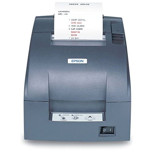 엡손 Epson TM-U220D, Impact, two-color printing, 6 lps, Serial interface, Power supply, Dark gray C31C515653