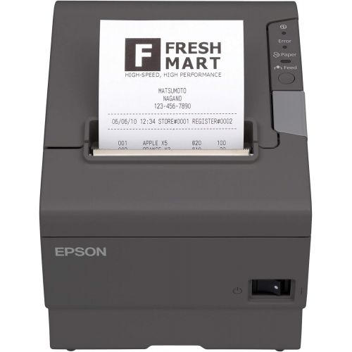 엡손 EPSON TM-T88V-330 Thermal Receipt Printer (USB and Ethernet) Power Supply Included