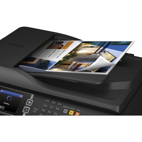 엡손 Epson Workforce Pro WF-4630 Wireless Color All-in-One Inkjet Printer with Scanner and Copier, Amazon Dash Replenishment Ready