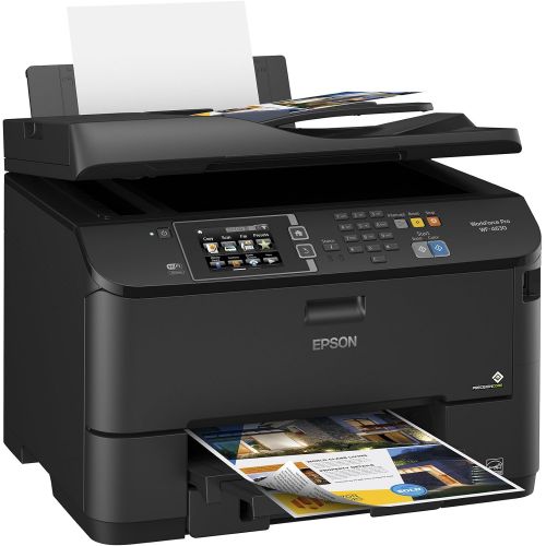 엡손 Epson Workforce Pro WF-4630 Wireless Color All-in-One Inkjet Printer with Scanner and Copier, Amazon Dash Replenishment Ready
