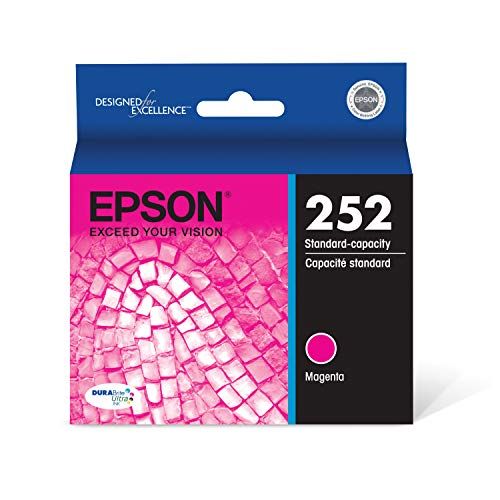 엡손 Epson T252 DURABrite Ultra Ink Standard Capacity Magenta Cartridge (T252320-S) for select Epson WorkForce Printers