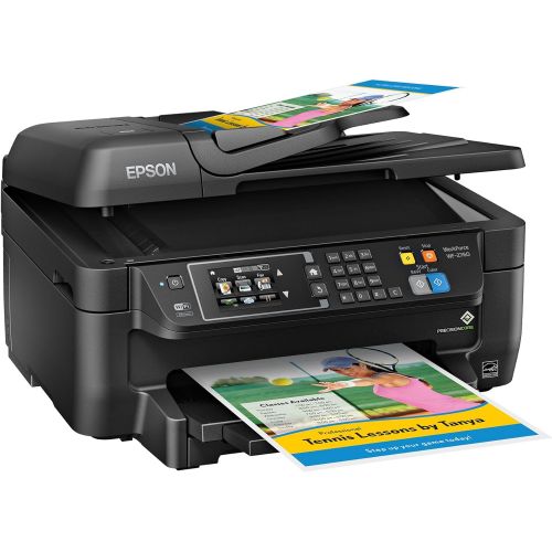 엡손 Epson WF-2760 All-in-One Wireless Color Printer with Scanner, Copier, Fax, Ethernet, Wi-Fi Direct & NFC, Amazon Dash Replenishment Ready