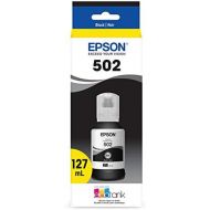 Epson T502 EcoTank Ink Ultra-high Capacity Bottle Black (T502120-S) for select Epson EcoTank Printers