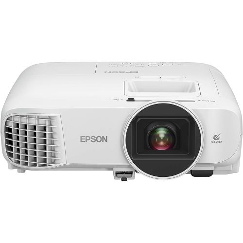 엡손 Epson Home Cinema 2200 3-chip 3LCD 1080p Projector, Built-in Android TV & Speaker, Streaming/Gaming/Home Theater, 35,000:1 Contrast, 2700 lumens Color and White Brightness, HDMI, W