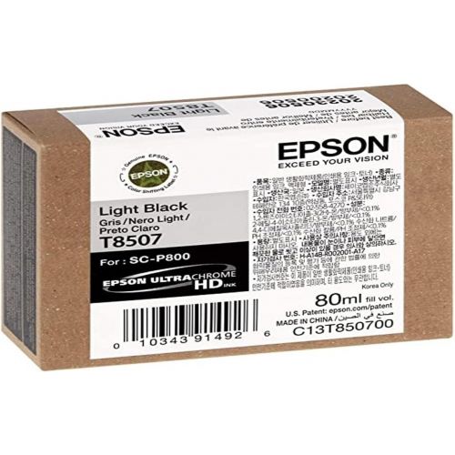 엡손 Epson T850700 T850 UltraChrome HD Light Black -Ink