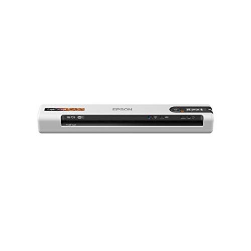 엡손 Epson RapidReceipt RR-70W Wireless Mobile Receipt and Color Document Scanner with Complimentary Receipt Management and PDF Software for PC and Mac