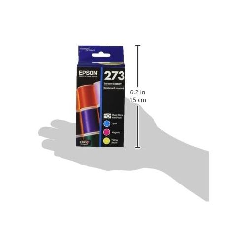 엡손 Epson T273 Claria Ink Standard Capacity Photo Black & Color Combo Pack (T273520-S) for select Epson Expression Premium Printers