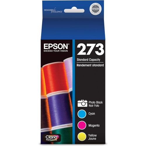 엡손 Epson T273 Claria Ink Standard Capacity Photo Black & Color Combo Pack (T273520-S) for select Epson Expression Premium Printers