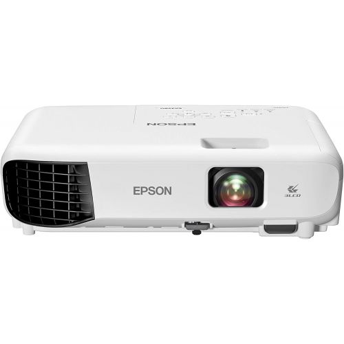 엡손 Epson EX3280 3-Chip 3LCD XGA Projector, 3,600 Lumens Color Brightness, 3,600 Lumens White Brightness, HDMI, Built-in Speaker, 15,000:1 Contrast Ratio