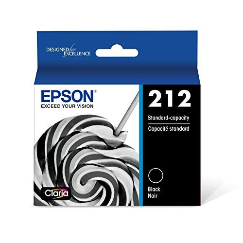 엡손 Epson T212 Claria -Ink Standard Capacity Black -Cartridge (T212120-S) for select Epson Expression and WorkForce Printers