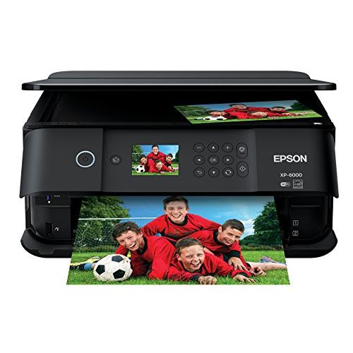 엡손 Epson Expression Premium XP-6000 Wireless Color Photo Printer with Scanner & Copier, Amazon Dash Replenishment Ready