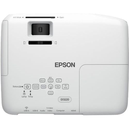 엡손 Epson EX3220, SVGA, 3000 Lumens Color Brightness (color light output), 3000 Lumens White Brightness, 3LCD Projector