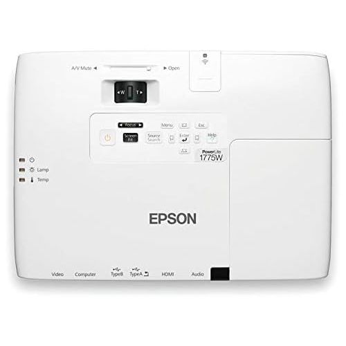 엡손 Epson PowerLite 1775W Widescreen Business Projector (WXGA Resolution 1280x800) (V11H363020)