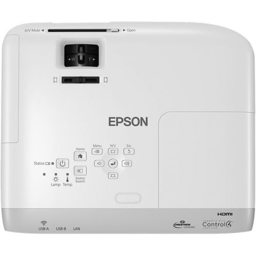 엡손 Epson PowerLite X39 LCD Projector - 4:3 - White, Gray