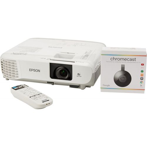 엡손 Epson PowerLite X39 LCD Projector - 4:3 - White, Gray
