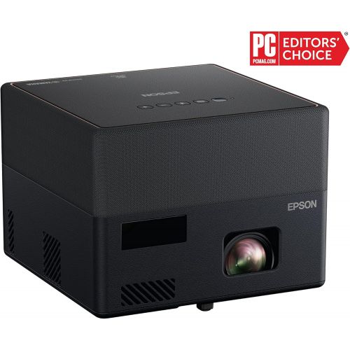 엡손 Epson EpiqVision Mini EF12 Smart Streaming Laser Projector, HDR, Android TV, Portable, sound by Yamaha, 3LCD, Full HD 1080p, 1000 lumens Color and White Brightness Bluetooth suppor