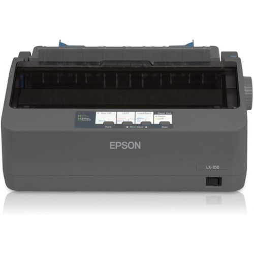 엡손 [아마존베스트]Epson C11CC24001 LX-350 Dot Matrix Printer - 9 pin - Up to 347 char/sec - Parallel/Serial/USB