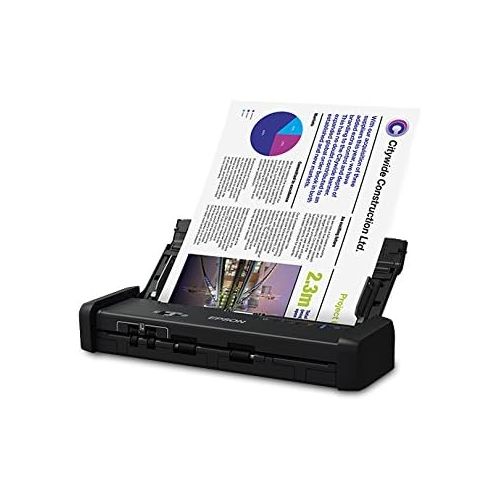 엡손 [아마존베스트]Epson WorkForce ES-200 Color Portable Document Scanner with ADF for PC and Mac, Sheet-fed and Duplex Scanning