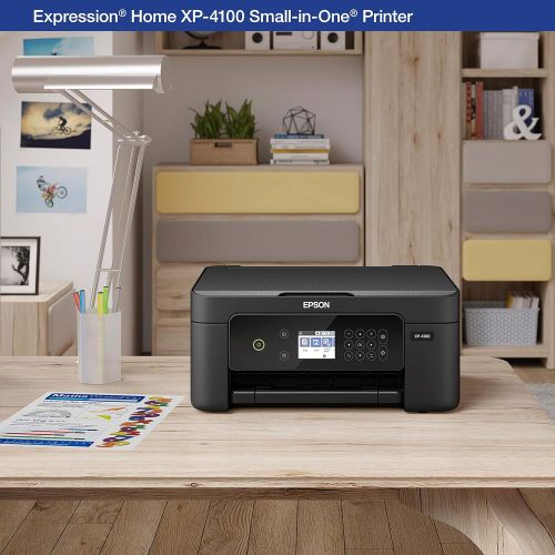 엡손 [아마존베스트]Epson Expression Home XP-4100 Wireless Color Printer with Scanner and Copier