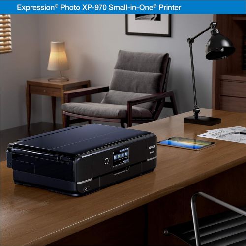 엡손 [아마존베스트]Epson Expression Photo XP-970 Wireless Color Photo Printer with Scanner and Copier
