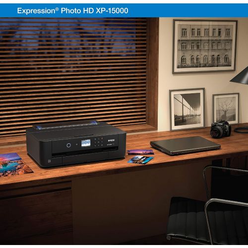 엡손 Epson Expression Photo HD XP-15000 Wireless Color Wide-Format Printer, Amazon Dash Replenishment Ready