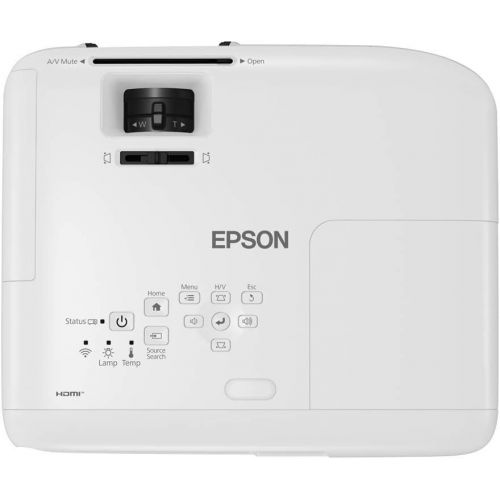 엡손 [아마존베스트]Epson EH-TW750 3LCD Projector (Full HD 1920x1080p, 3400 Lumens, White and Colour Brightness 3400 Lumens, Contrast Ratio 16,000:1, Miracast, WiFi, HDMI)