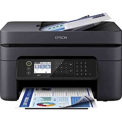 엡손 [아마존베스트]Epson WorkForce WF-2850DWF 4-in-1 Inkjet Multifunction Printer (Scan, Copy, Fax, WiFi, ADF, Duplex, Single Cartridges, DIN A4) Amazon Dash Replenishment, Black